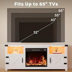 YESHOMY LED Fireplace TV Stand - Image 10
