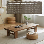 Japanese Floor Table, Vintage Tea Table, Rectangular Style Tatami Table - Image 7