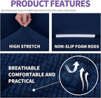 ZNSAYOTX Super Stretch Couch Cover Universal Sofa Covers - Image 4