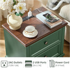 SAVOR LIFE Farmhouse Nightstand - Image 5