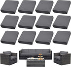Outdoor Cushion Covers Set, Replacement by SUKAIKEQA