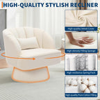 Garvee Ultra-Plush Swivel Accent Chair, 360° Barrel Lounge Chair - Image 3