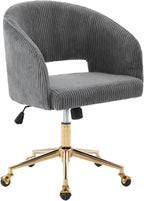 KCC Home Office Chair Swivel Desk Chair Accent Armchair Upholstered Modern by KCC