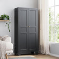 Yizosh Metal Pantry Cabinet, Tall Kitchen Pantry Storage Cabinet by Yizosh