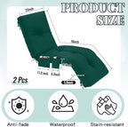 Outdoor Chaise Lounge Cushions - Image 2