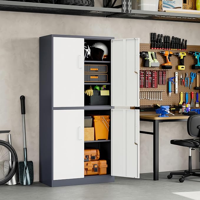 Yizosh Metal Storage Locking Cabinet - Image 8