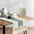 FEXIA Sage Green Table Runner 48 Inches Long - Image 5