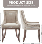 Modern Dining Chairs Set of 4, High Back Dining Chairs Side Chairs - Image 3