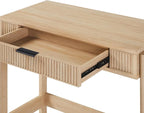 Walker Edison Transitional Style Furniture, Reeded Detail, Lift-Top Desk - Image 5