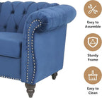 AVZEAR Living Room Loveseat Sofa, Upholstered Sofa Modern Loveseat Sofa - Image 8