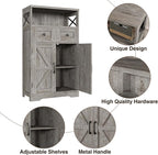 Befrases Set of 2 Farmhouse Storage Cabinet - Image 6