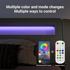 Allewie Full Size LED Platform Bed Frame - Image 5