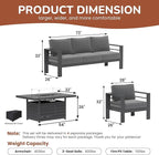 Solaste Aluminum Patio Furniture Set - Image 3