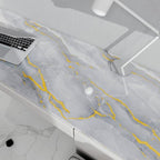 White Gold Marble Contact Paper - Image 5