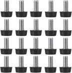 M8 Thread Adjustable Furniture Levelers Screw in Threaded 20 Pcs, Galvanized by EZALOR