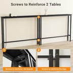 ELYKEN 47.2" Narrow Console Sofa Table - Image 7