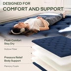 ZonLi Japanese Floor Futon Mattress Twin Size 75"x 39", 100% Cotton Cover 2.5'' - Image 3