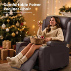 Recliner Sofa Set, Home Theater Seating Wall Hugger Recliners - Image 5