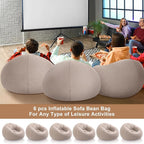 Realspring 6 9 12 Pcs Inflatable Bean Bag Chairs - Image 5
