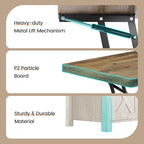 SEDETA Lift Top Coffee Table, 4 in 1 Multi-Function Convertible Coffee Tables - Image 5
