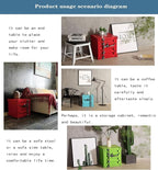 ZHAOYONGLI-End Tables Industrial Nightstand Table, Old - Image 9