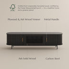 POVISON Fully-Assembled Mid Century Modern TV Stand - Image 5