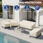 Extra Heavy Duty Patio Rocking Chair Covers Waterproof - Image 7