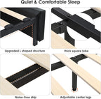 King Size Bed Frame 54" Tall Headboard - Image 6