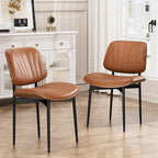 YaFiti Dining Chairs Set of 4, Dining Room and Kitchen Chairs, Mid Century - Image 9