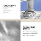 Nicpro Metallic Silver Acrylic Paint, 8.45oz/250ml Silver Leaf Paint, Non Toxic - Image 2