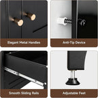 Letaya 71" Metal Wardrobe Cabinets - Image 8
