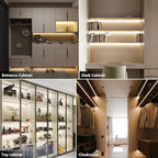 AIMENGTE Cabinet Light, LED Strip Lights, 6-in-1 12V COB Under Cabinet Lighting - Image 5