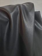 NAT Leathers | Black Soft faux Vegan PU {Peta Approved Vegan} Leather by the - Image 2