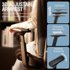 ELABEST Ergonomic Mesh Office Chair, Comfy Computer Desk Chair - Image 6