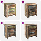 Gecheer Reclaimed Wood End Table - Image 7
