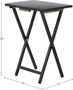 Amazon Basics Portable Foldable TV Tray Table - Image 5