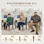 Dining Chairs Set of 4, Modern Dining Room Chairs - Image 6