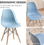 5-Piece Round Dining Table Set, Small 31.5" Kitchen Table Chairs Set of 4 Space - Image 5