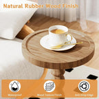 Small Side Table, Rubberwood‌ Drink Table - Image 4