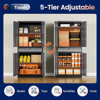 Yizosh Metal Garage Storage Cabinet - Image 5