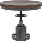 Topower Antique Vintage Industrial Barstool Solid Wood Water Pipe Fire Hydrant - Image 5