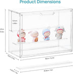 Vtopmart 1 Pack Acrylic Display Case, Stackable Figure Display Case - Image 2