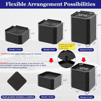 Bed Risers Heavy Duty, Adjustable Furniture Riser Blocks Lift 1.5, 4.3 inches - Image 2