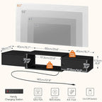 HOOBRO 55" Floating TV Stand - Image 2