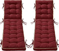2 Pack 80x26 Inch Folding Chaise Lounge Cushion Quick Dry by AMCATON
