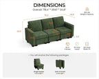 CHIC HOUSE Modular Sectional Sofa - Image 2