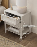 EYYTHUNG Tall Modern Nightstand - Image 4