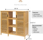 RoyalHouse Bamboo Floor Cabinet - Image 3