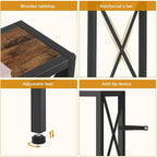 Gewudraw 70 in Skinny Sofa Table Behind Couch, Console Table - Image 7