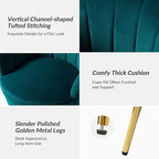 HULALA HOME Modern Velvet Accent Chair - Image 6